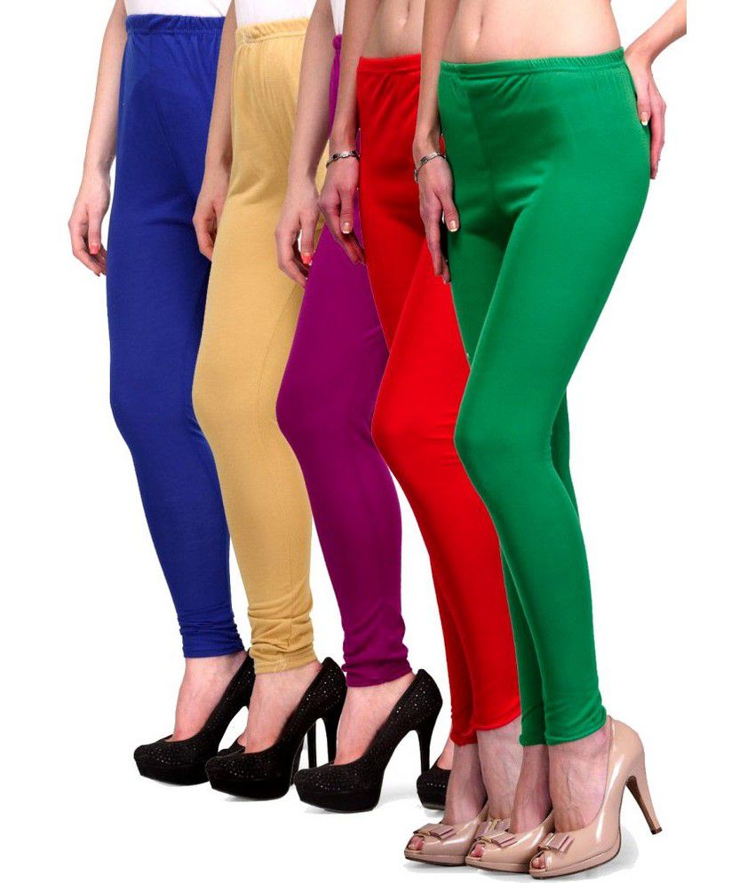 Bembee Multi Color Viscose Leggings Price in India - Buy Bembee Multi ...