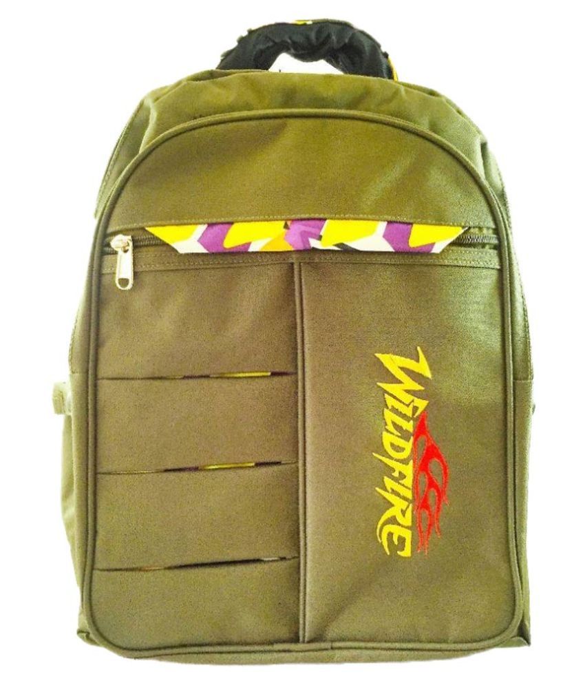 Pune Bags Olive Canvas School Bag Buy Online at Best Price in India