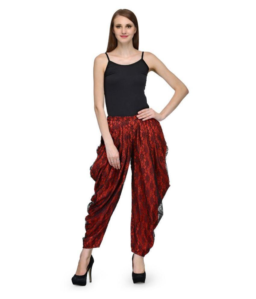 floral dhoti pants