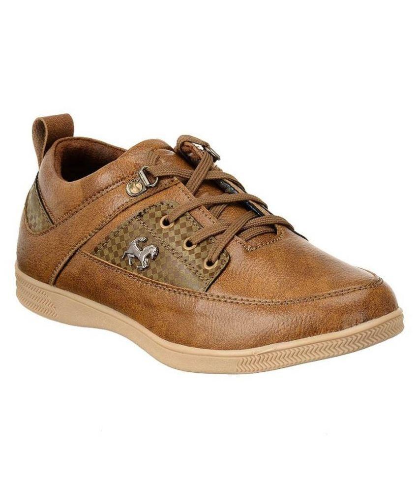 Golden Sparrow Brown Canvas Shoes Buy Golden Sparrow