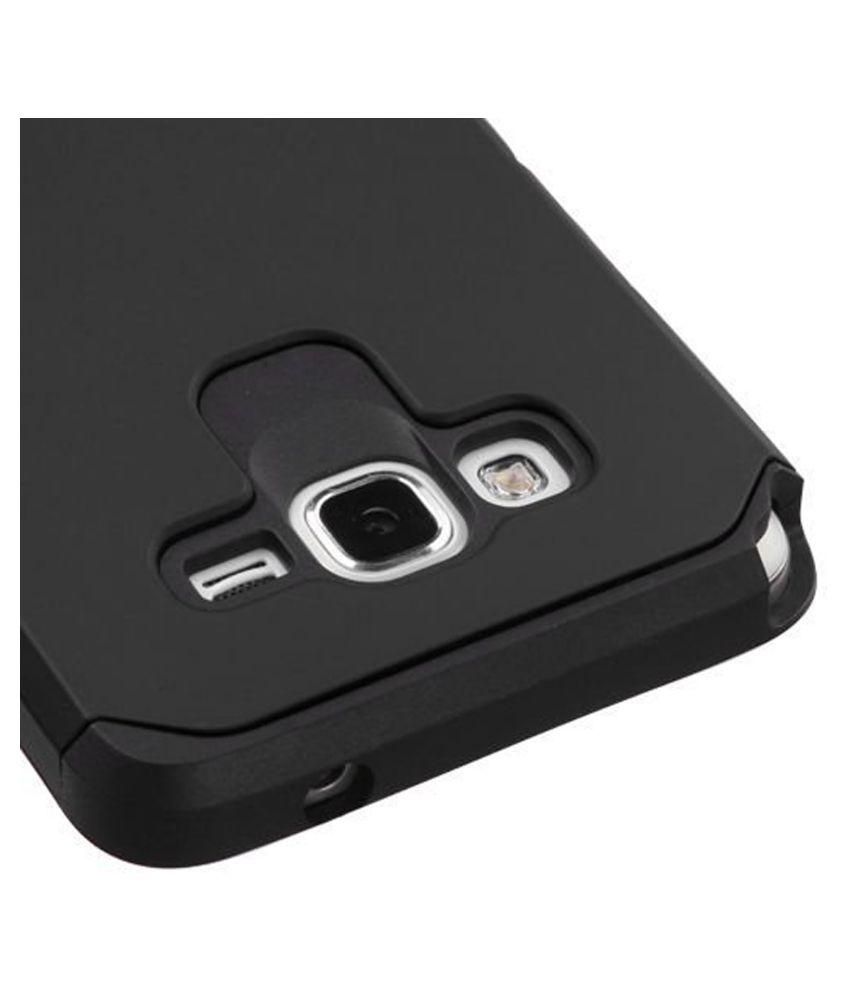 Samsung Galaxy Grand Prime 4G Back Cover by Ziaon - Black - Holsters