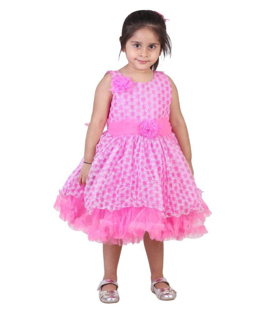 pink frock for girl