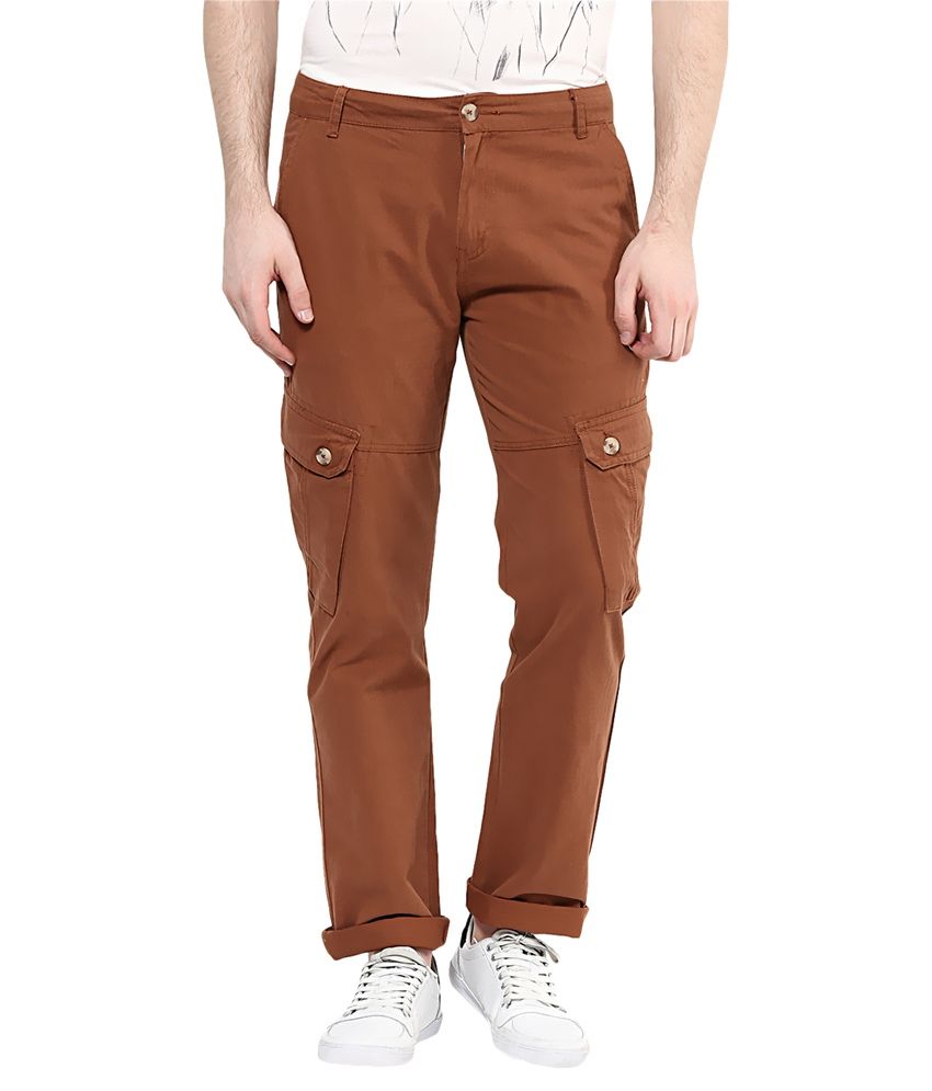 brown cargos women's