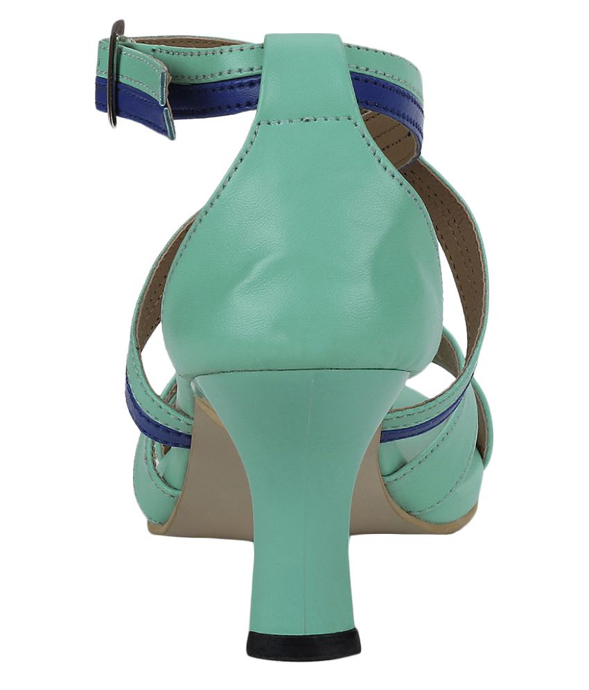 Cozy Green Stiletto Heels Price in India Buy Cozy Green Stiletto Heels