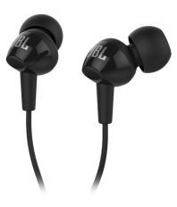 JBL C150SI In Ear Wired With Mic Earphones Black