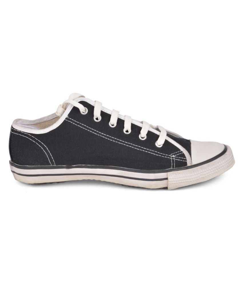 Vox Black Canvas Shoes - Buy Vox Black Canvas Shoes Online at Best ...