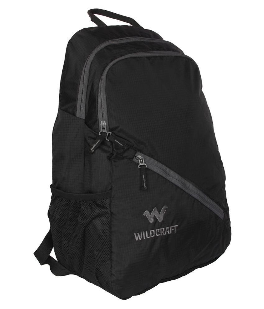 Wildcraft Black Polyester Casual Backpack Buy Wildcraft Black