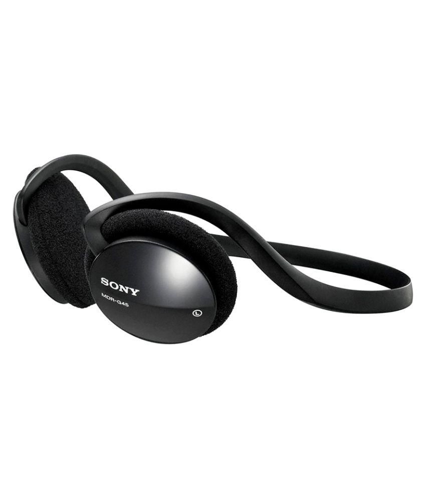Sony Over Ear Wired Without Mic Headphones/Earphones