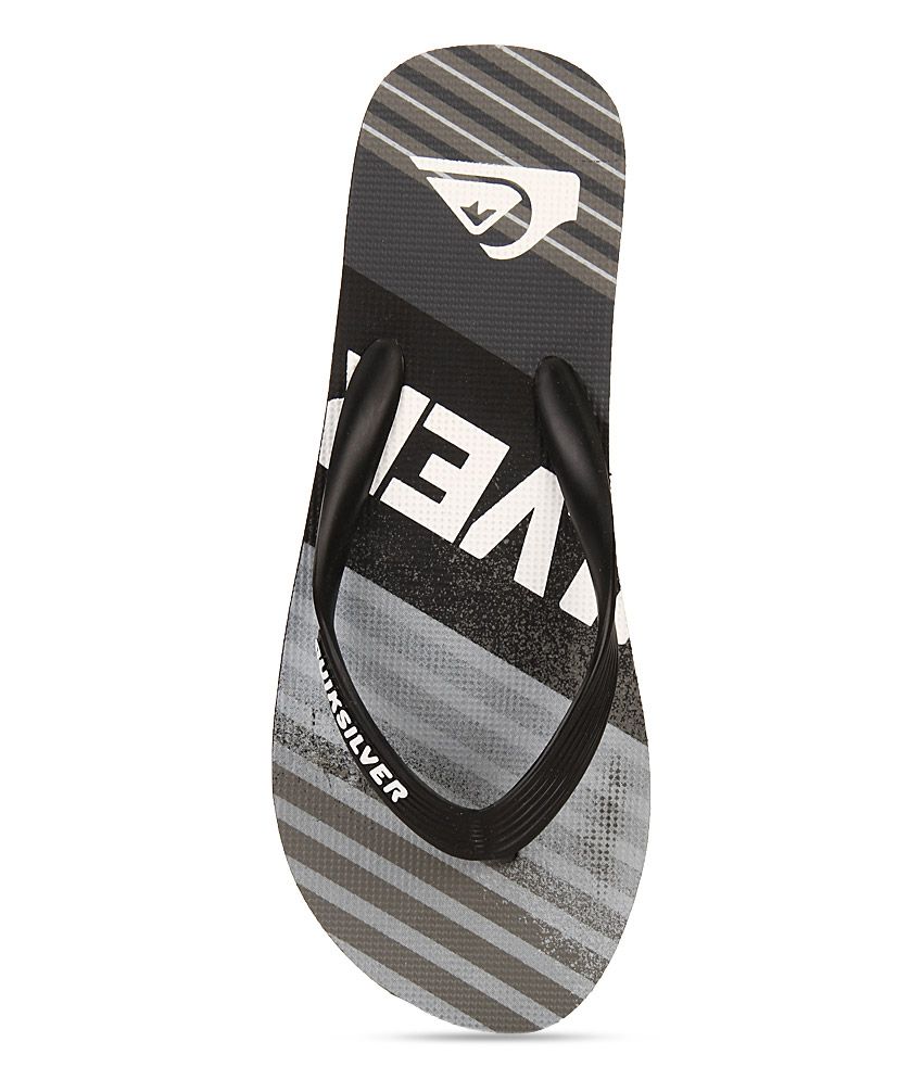  Quiksilver  Molokai Incline Black Flip Flops Price in India  