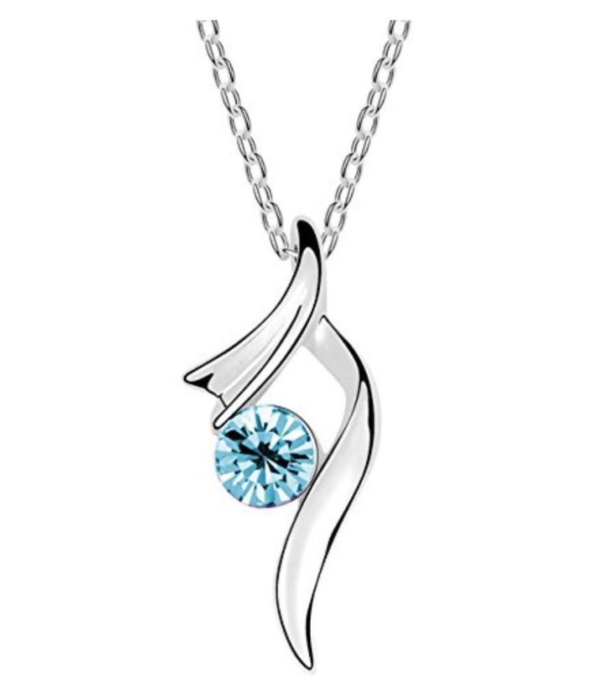 Fine Jewellers Silver Alloy Pendant with Chain Buy Fine Jewellers