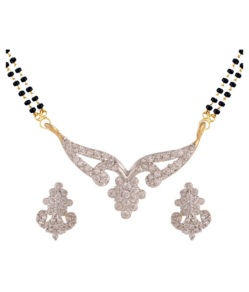 Parinaaz Silver Mangalsutra Set: Buy Parinaaz Silver ...