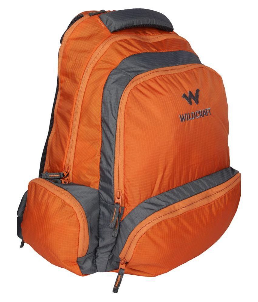 Wildcraft Orange Polyester Casual Backpack - Buy Wildcraft Orange ...