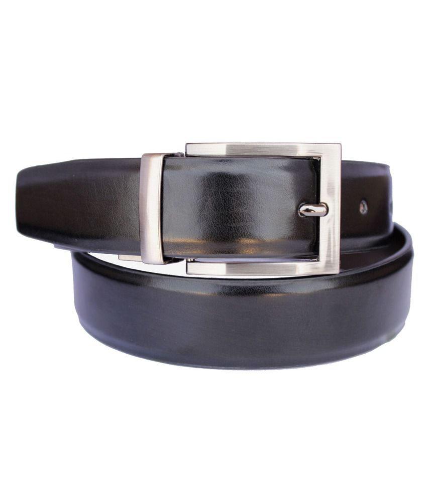 Discover Fashion Black PU Leather Belt for Men: Buy Online at Low Price ...