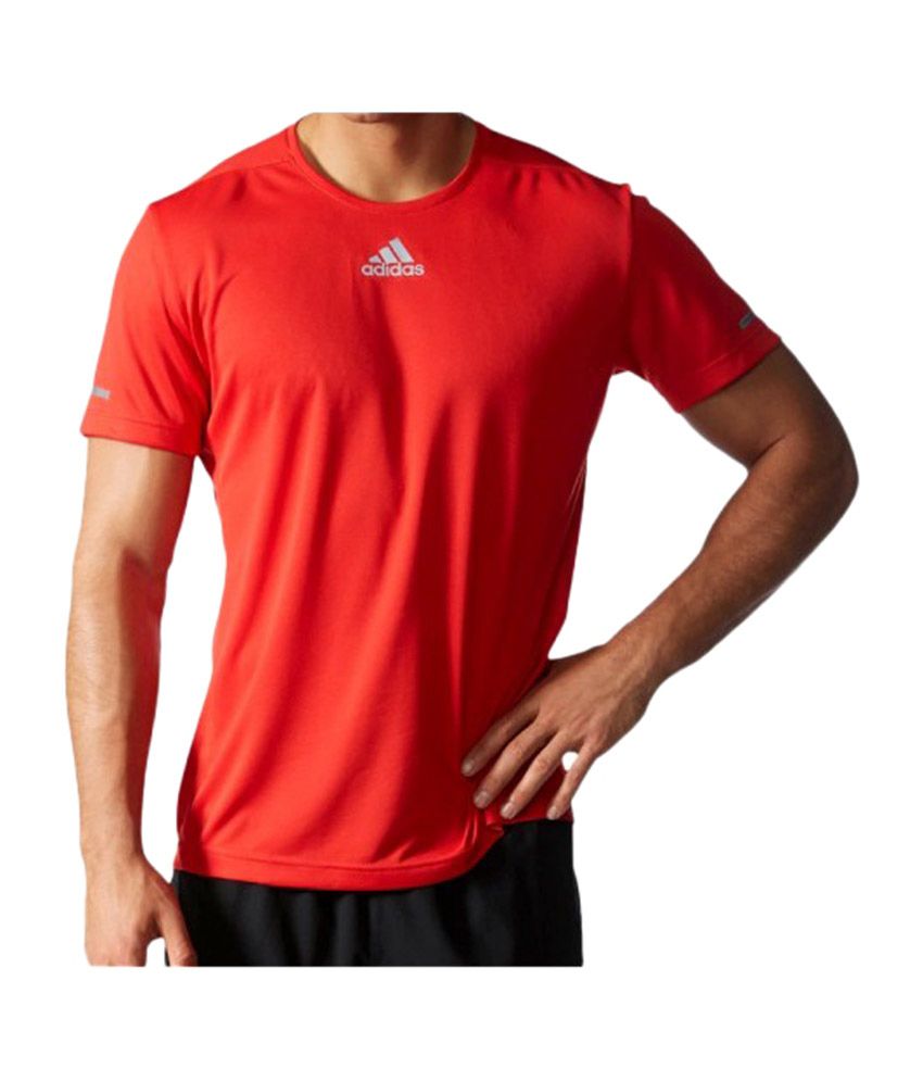 Adidas Red Run T-shirt - Buy Adidas Red 