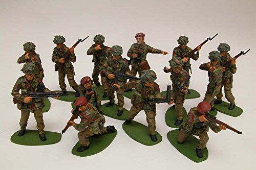 Airfix Empty British Paratroopers Paratroops Early Repro Box 1:32 Scale #1712 a