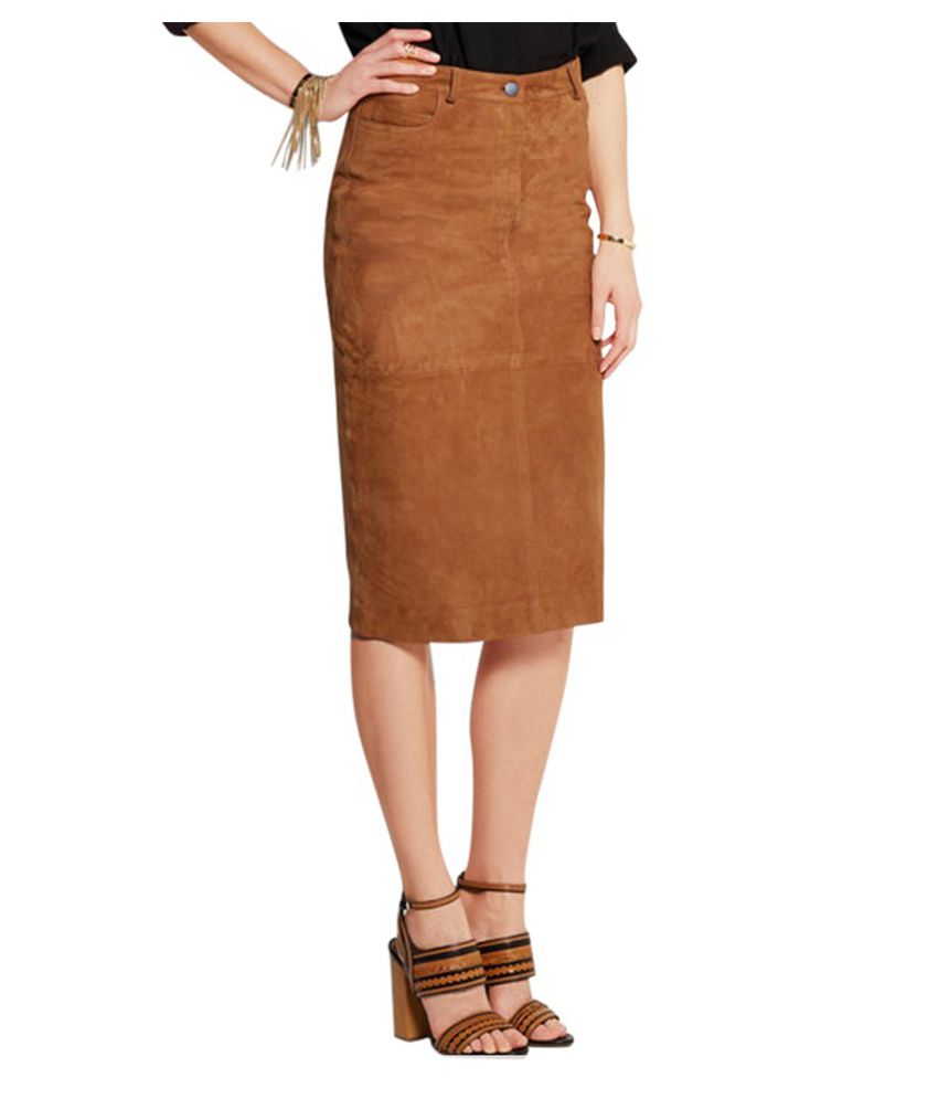brown skirt online