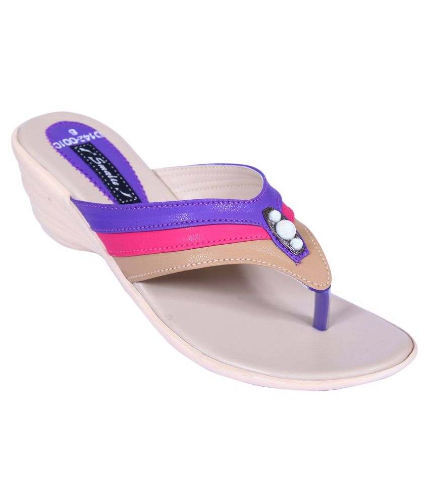 multi coloured wedges
