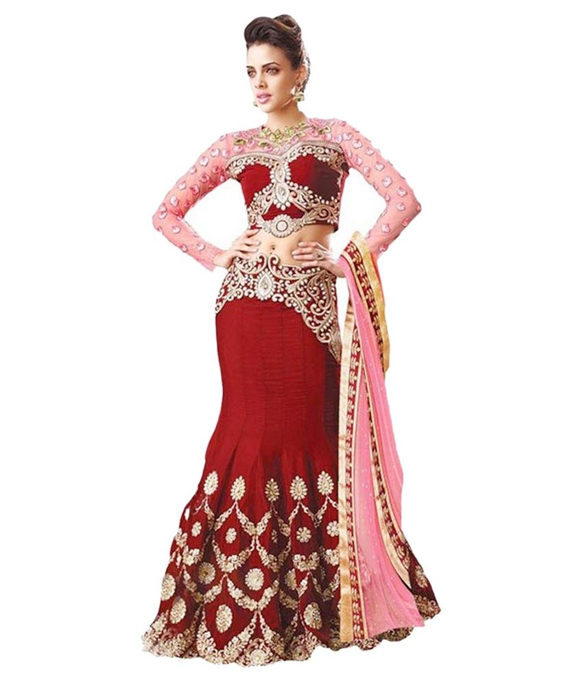 velvet fish cut gown