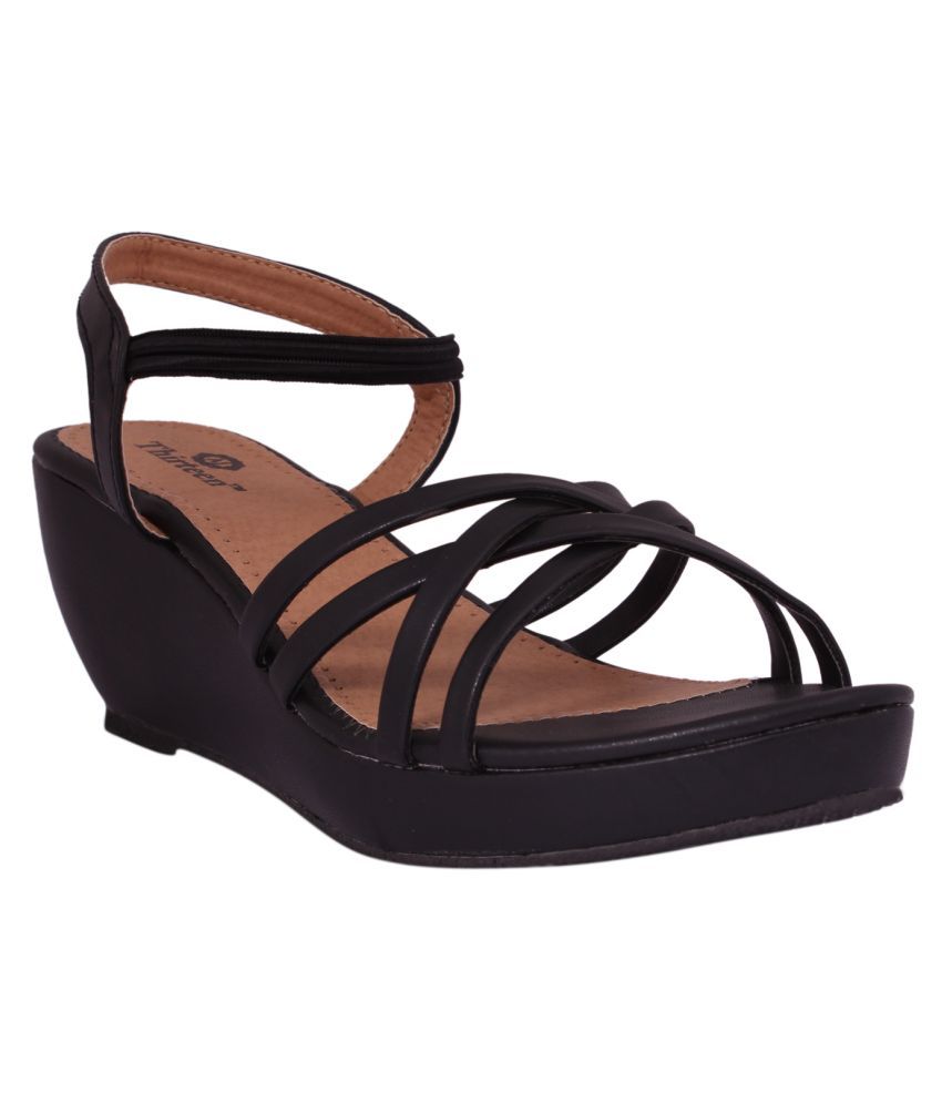 black wedges online