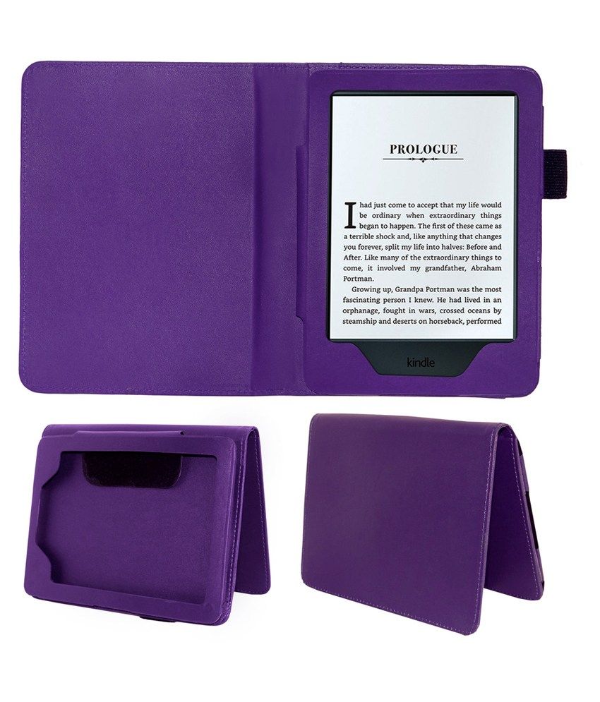 Acm Executive Case Cover Stand For Kindle EReader 6" Flip Purple