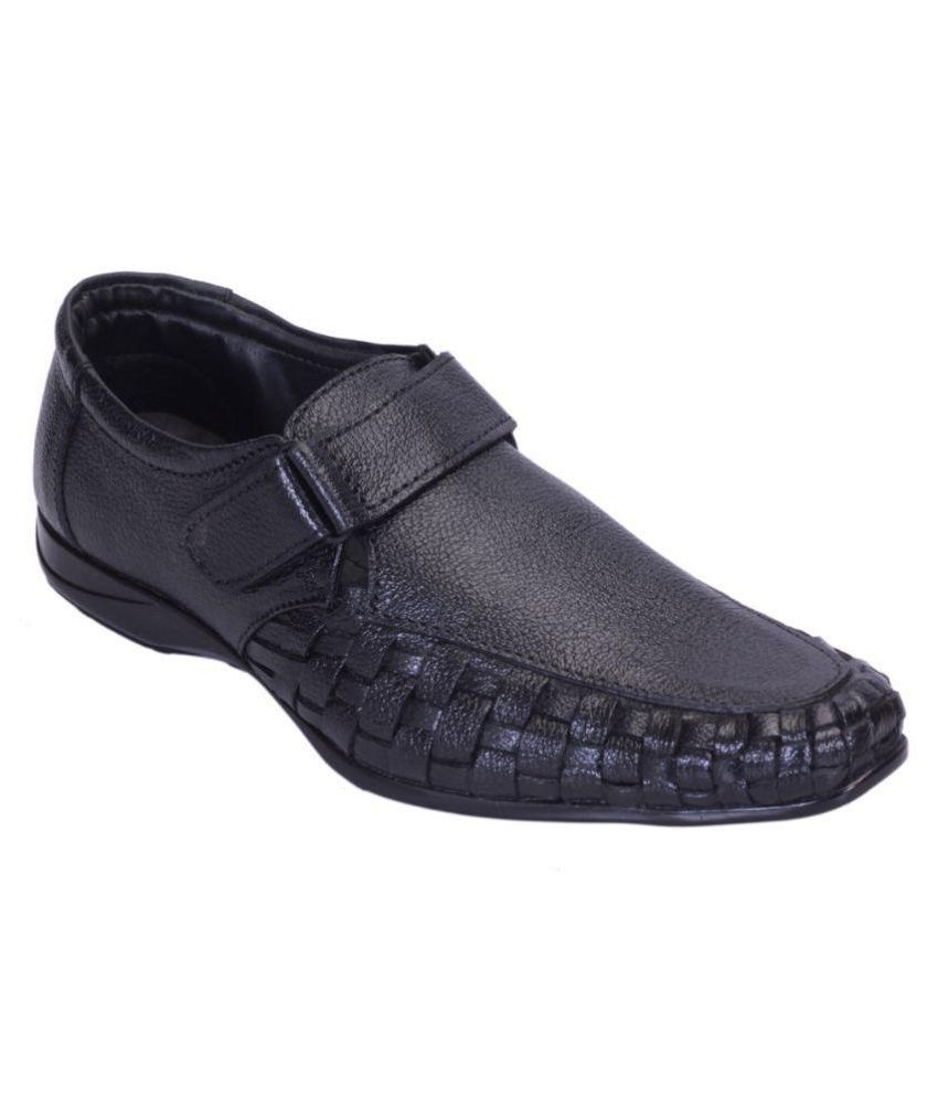 Bushman Shoe's Black Formal Shoes Price in India- Buy Bushman Shoe's ...