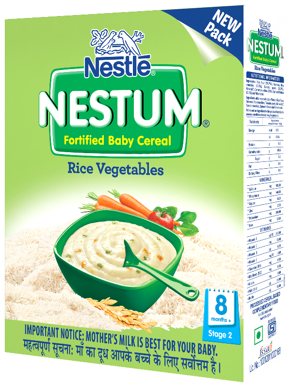 nestum rice and vegetables