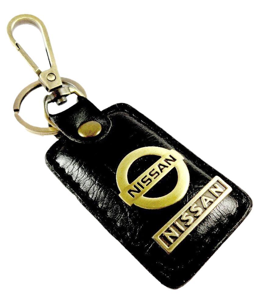 Aditya Traders Classy Nissan Car Black Leather Keychain for Men Buy