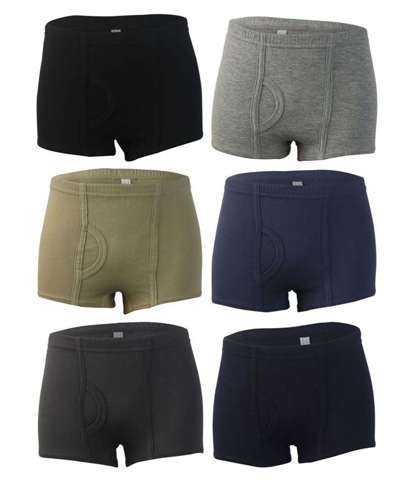     			Bodycare Solid Boys Trunk Pack of 6