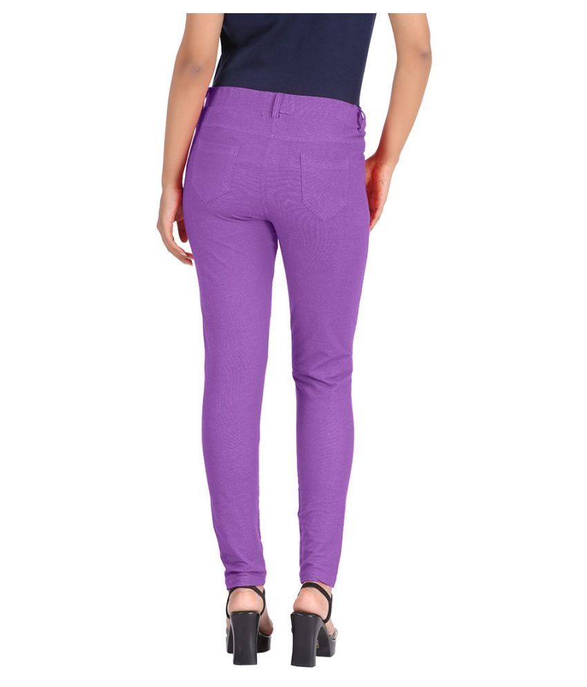 lilac jeggings