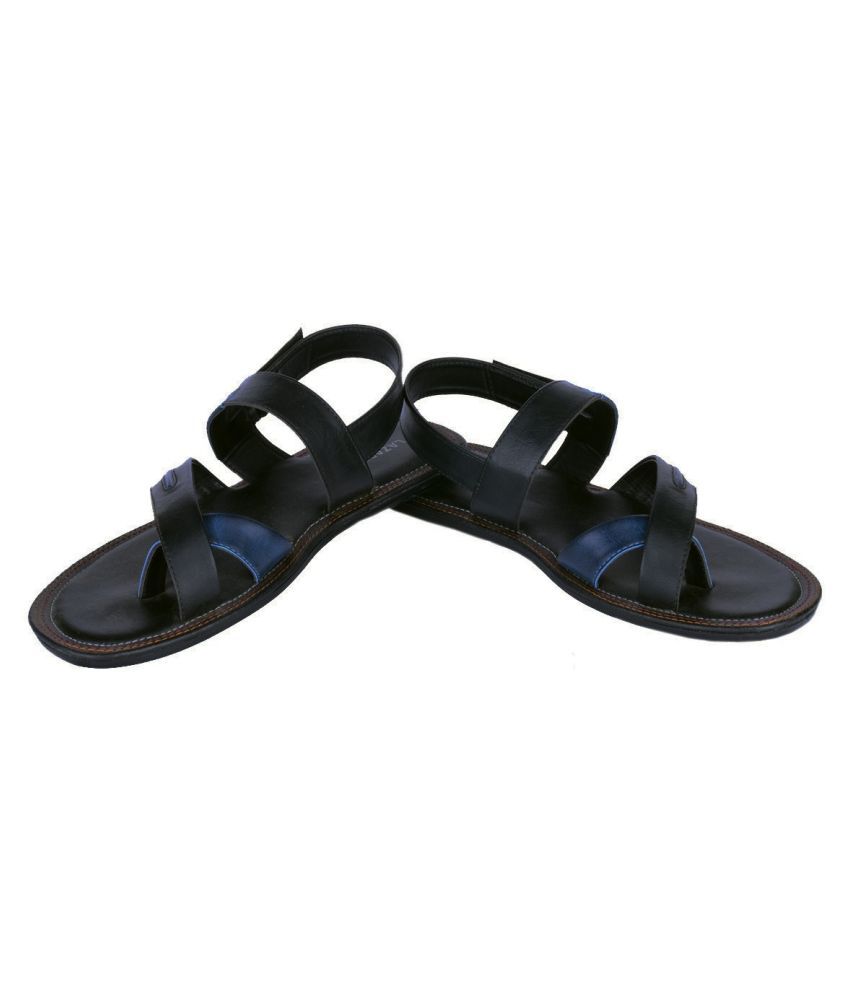 KHADIM Black Sandals - Buy KHADIM Black Sandals Online at Best Prices ...