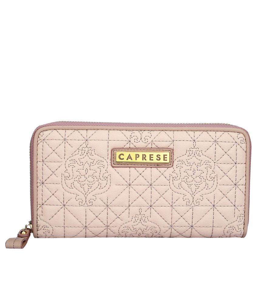 caprese pink wallet
