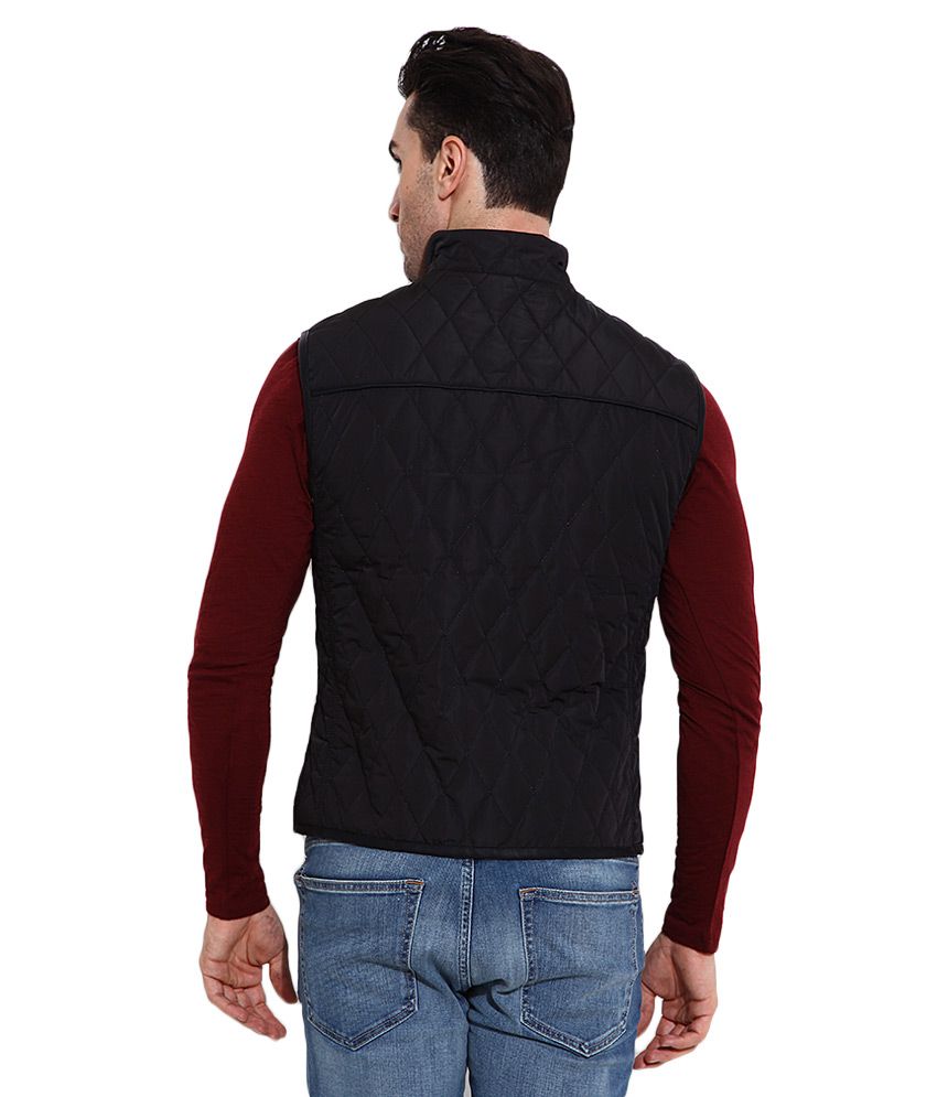 BLACKBERRYS Black Slim Fit Quilted Jacket Buy BLACKBERRYS Black Slim Fit Quilted Jacket Online