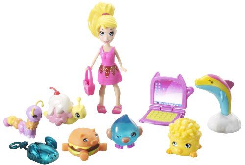 polly pocket brown hair