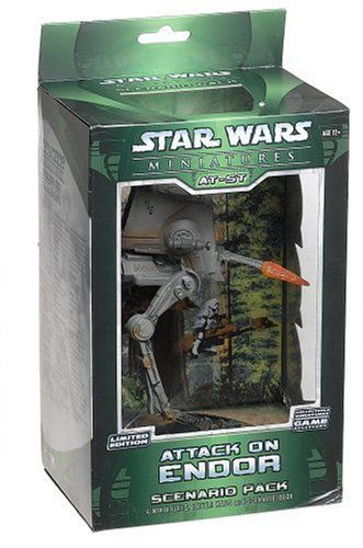 Star Wars Miniatures Game Limited Edition Scenario Pack Attack on Endor ATST for sale online