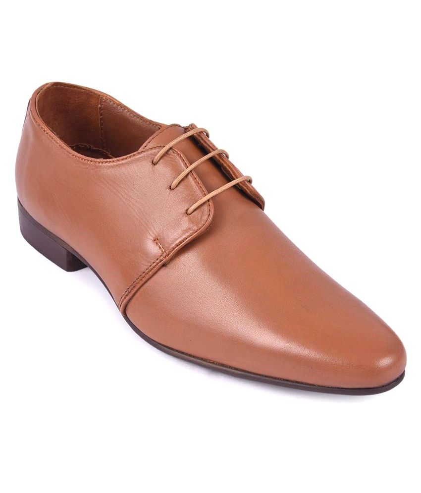 Leder Warren Tan Formal Shoes Price in India Buy Leder Warren Tan