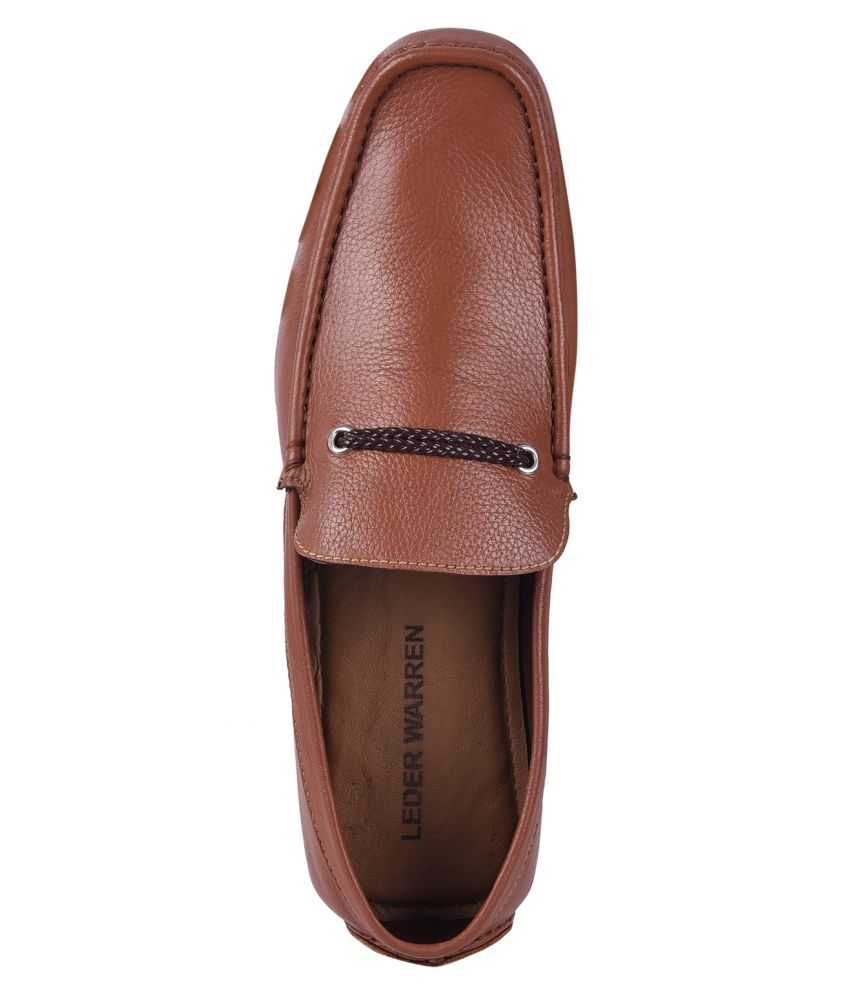 Leder Warren Brown Loafers Buy Leder Warren Brown Loafers Online at