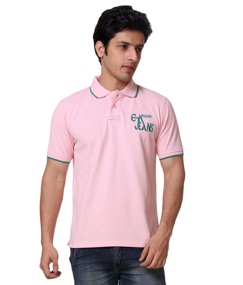 Calvin Klein Pink Regular Fit T Shirt - Buy Calvin Pink Regular Fit Polo T Online at Low Price - Snapdeal.com