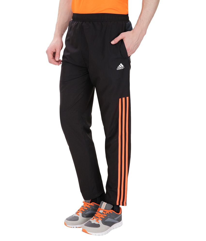 Adidas Black Polyester Trackpants Single - Buy Adidas Black Polyester ...