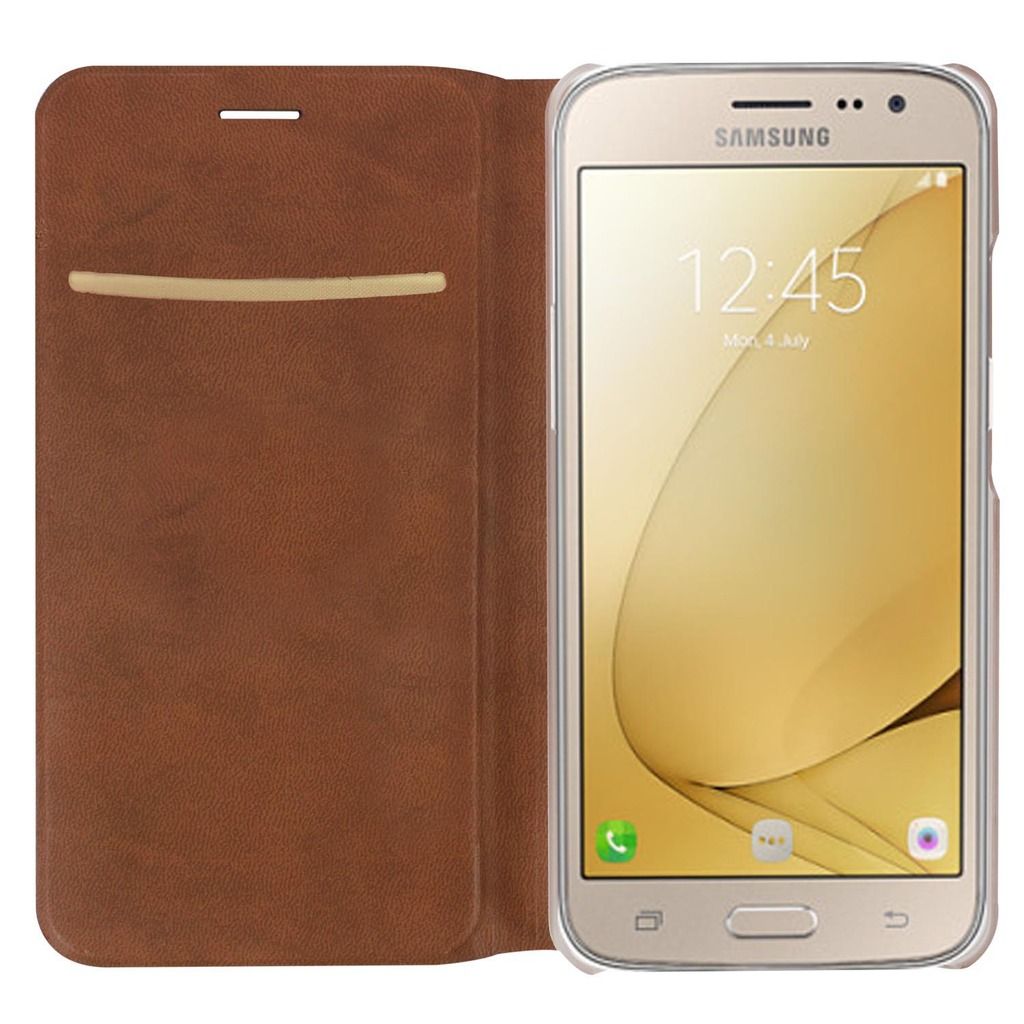 Samsung Galaxy J2 16 Flip Cover By Knotyy Brown Flip Covers Online At Low Prices Snapdeal India