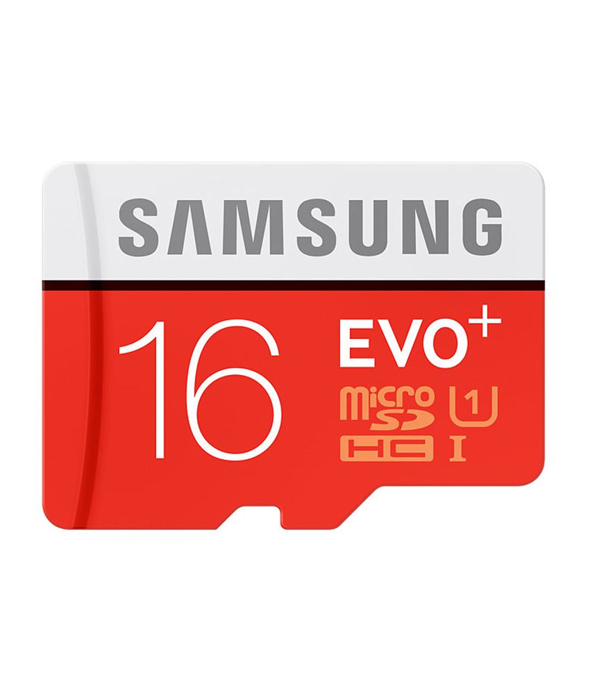    			Samsung Evo Plus 16 GB MicroSDHC Class 10 80 MB/s Memory Card
