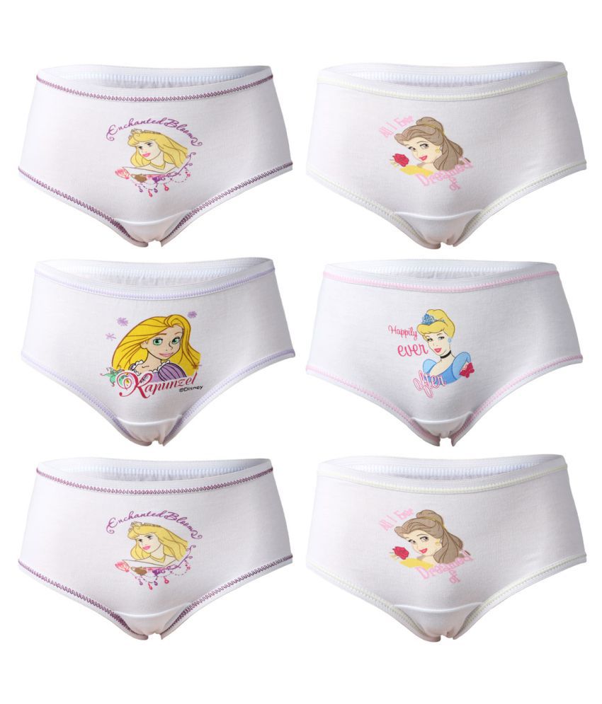     			Bodycare White Cotton Panties - Pack of 6