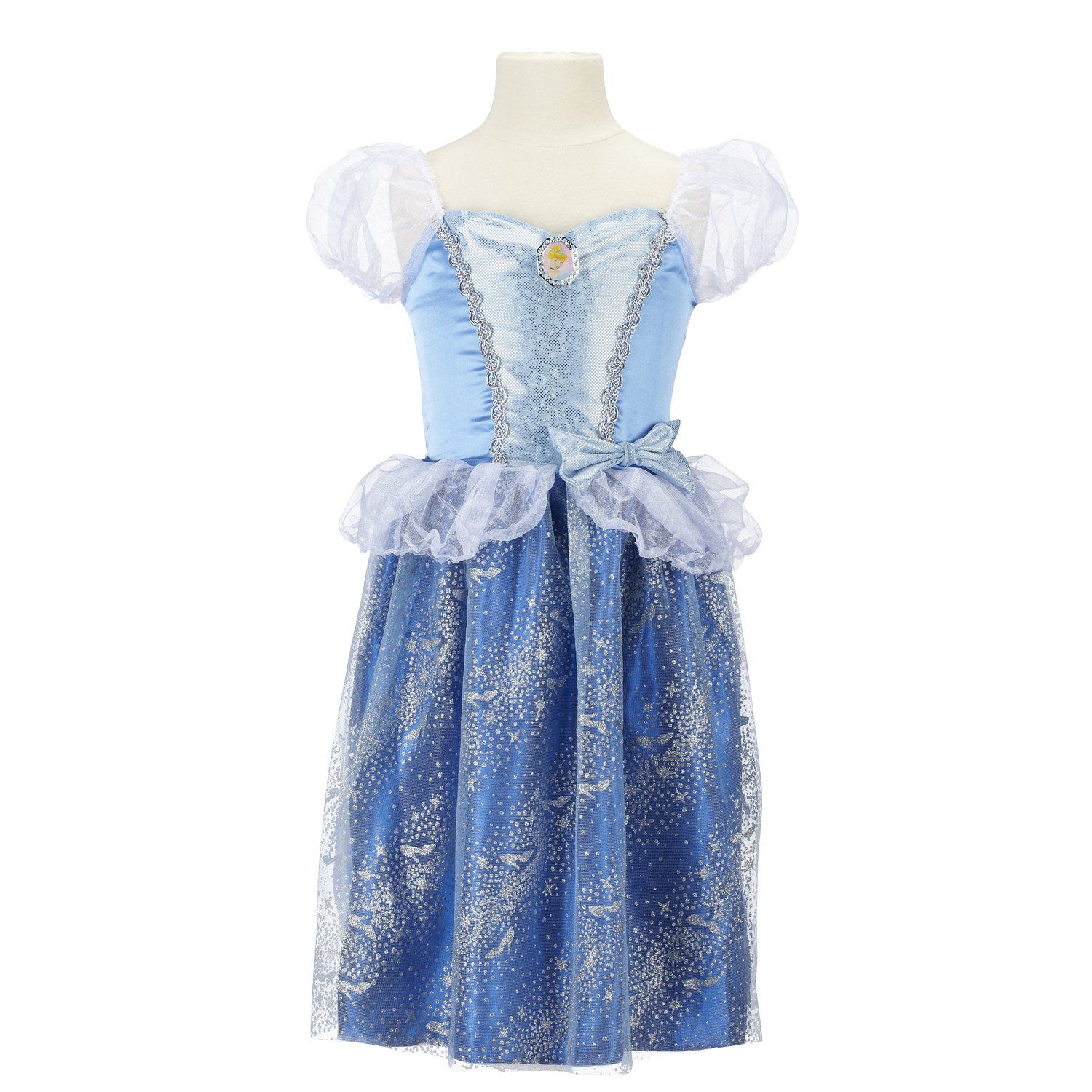Disney Princess Sparkle Blue Dress - Cinderella 4-6X - Buy Disney ...