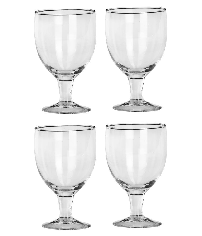    			Somil Wine  Glasses Set,  180 ML - (Pack Of 4)