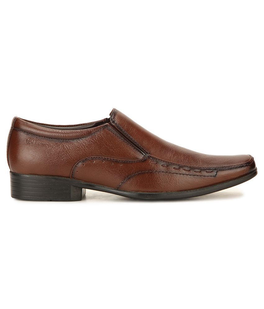 Valentino BOSTON-21 Tan Formal Shoes Price in India- Buy Valentino ...