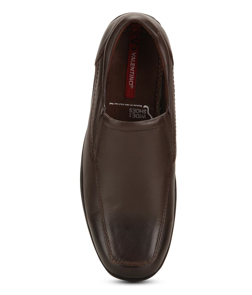 Valentino OMEGA-47A Brown Formal Shoes Price in India- Buy Valentino ...