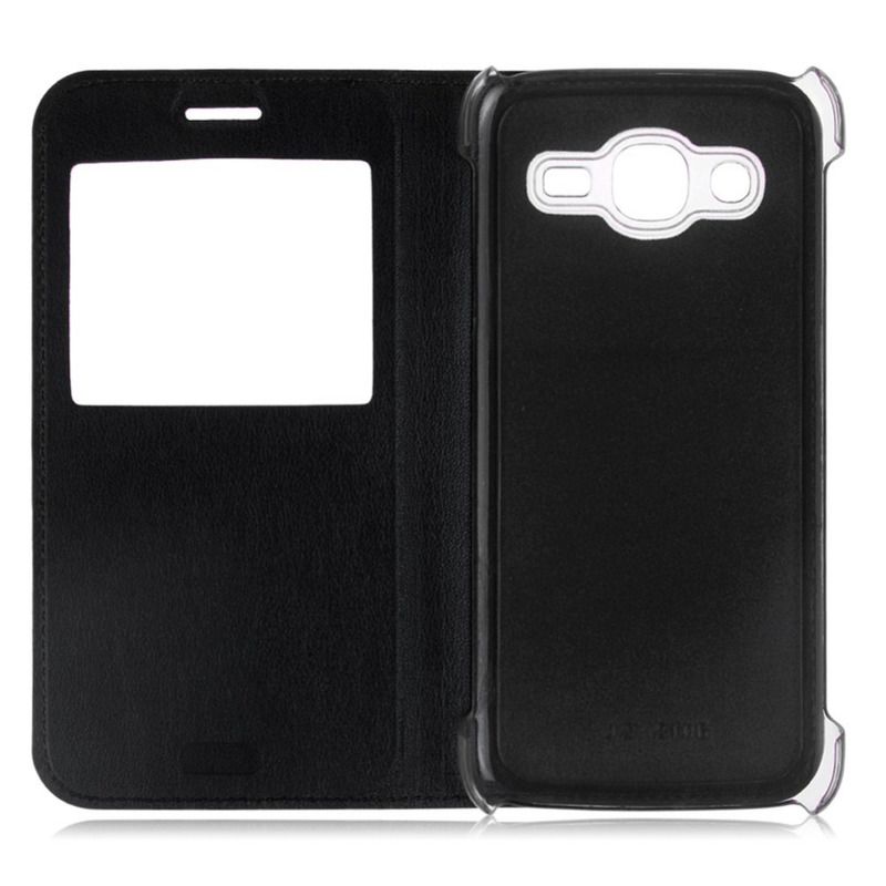 Samsung Galaxy J2 (2016) Flip Cover by SellNxt Black Flip Covers