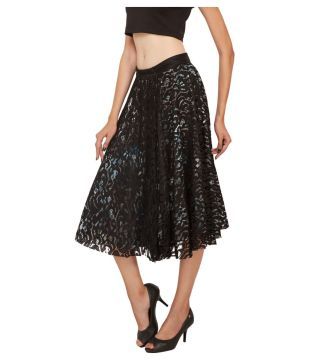 lace skater skirt