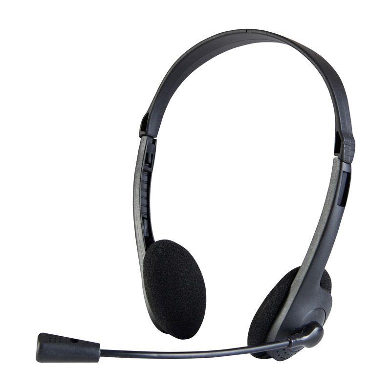     			Quantum qhm 316 On Ear Headset with Mic Black
