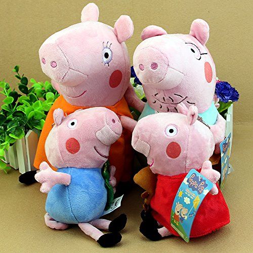 peppa pig soft toy set