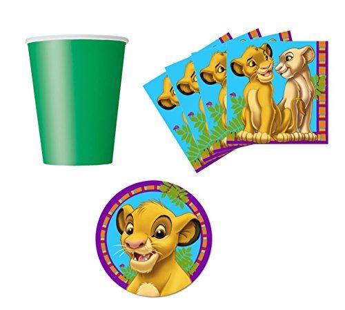 The Lion King Birthday Party Supplies Set Plates Napkins Cups Kit